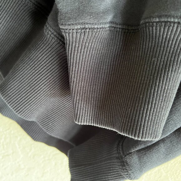 Nike Sweatshirt Hoodie XL Embroidered Orange Swoosh Logo Navy Sportswear - Picture 6 of 9